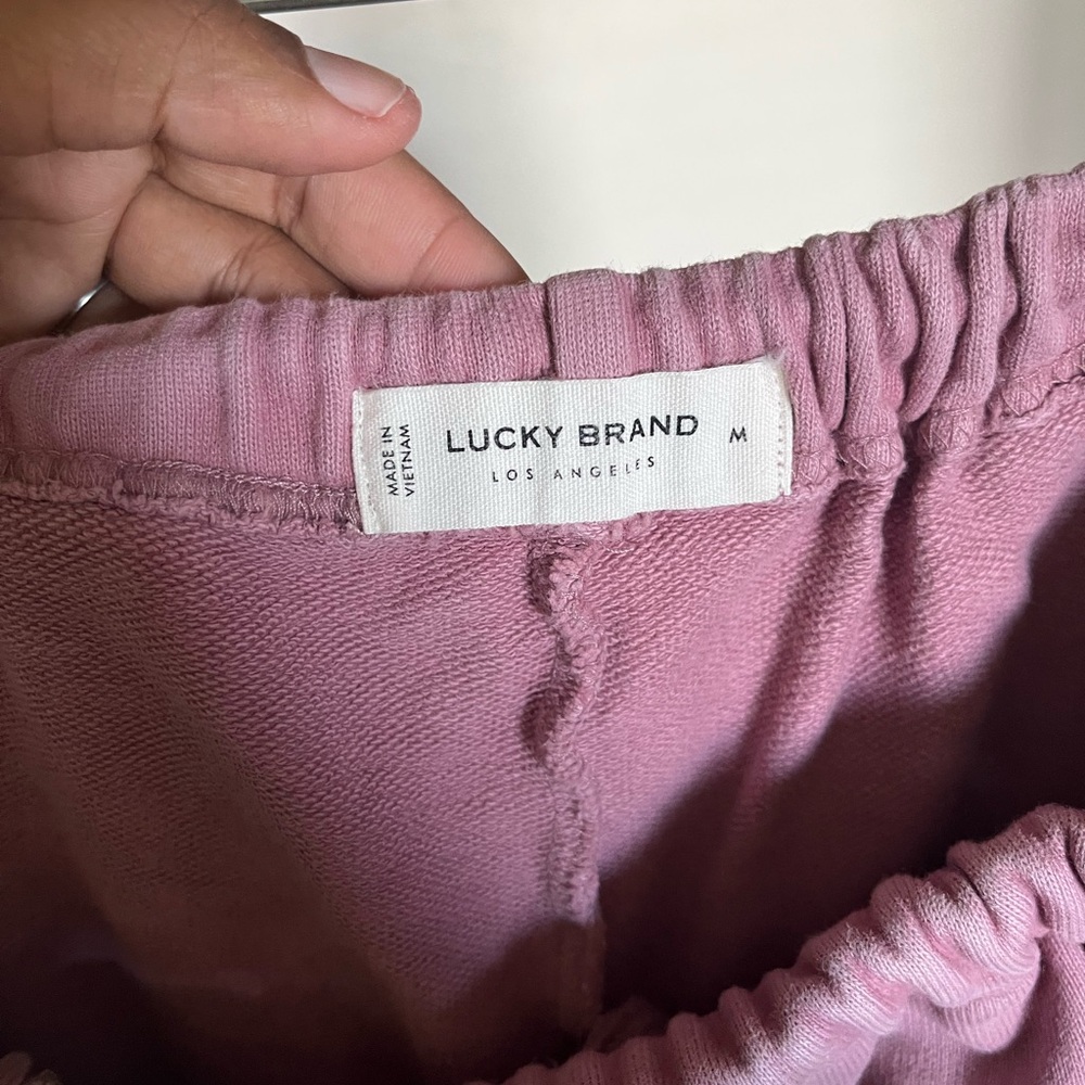 Lucky Brand Pink Sweatshirt and Sweatpants Set l Size M - Picture 7 of 8